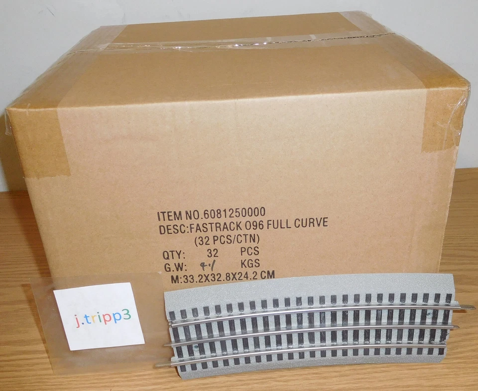 Lionel #81250 Fastrack Fast Track 32 Pieces O96 O-96 Curved Circle O Gauge Train - Image 2 of 3