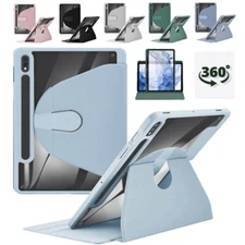 For Samsung Galaxy Tab A A7 A8 S6 S7 S8 Tablet Rotating Flip Case Smart Cover