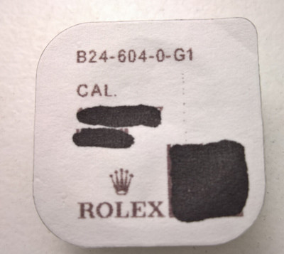 SELTENE ROLEX GMT-MASTER 16710 - 16700 CROWN 604 CORONA NEU BLISTERED ORIGINAL 100%
