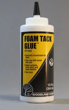 WOODLAND SCENICS FOAM TACK GLUE contact cement adhesive wood cork board WDS1444