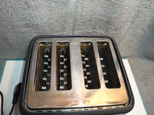 Morphy Richards Evoke Premium 4-Slice Toaster Steel Blue Working WELL USED WORN - Picture 9 of 24