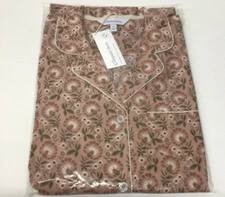 The Company Store Company Cotton Printed Poplin Nightshirt Floral-S