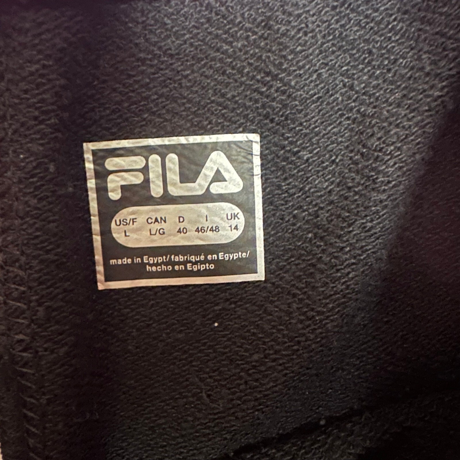 Pantaloncini gonfi Fila da donna neri elasticizzati vita tasche comodi con cordini taglia L