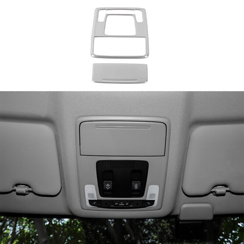 Silver ABS Front Reading Lamp Frame Cover Trim 1pcs For Honda CRV CR-V 2023-2024
