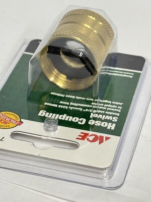 3/4'' x 3/4'' Female Garden Hose Swivel Brass Coupling (Union) Fitting