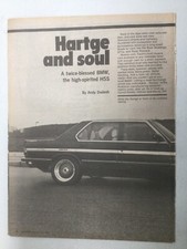 Aw 170 Article 1984 Bmw Hartge H5s Nothing Exceeds Like Excess 1-16-84 6 Page Aw 170 Article 1984 Bmw Hartge H5s Nothing Exceeds Like Excess 1-16-84 6 Page