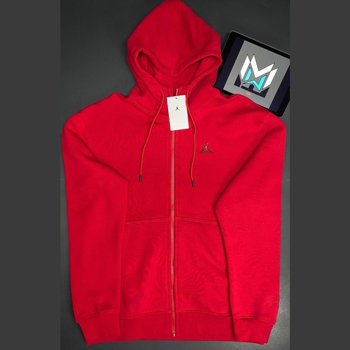 Jordan Essentials Full-Zip Hoodie Red Men's Large DA9810-687 Vintage Rare  VTG | eBay