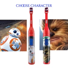 Oral-B Kids 3Y+ Star Wars Battery Powered Toothbrush, Chewbacca-BB8-Darth Vader