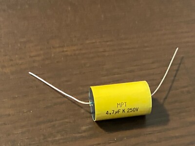 5 New 4.7 uF 250V Supertech MPT Film Audio Signal Crossover