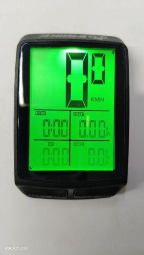 Funk Fahrradcomputer Tachometer Digital LCD Fahrrad Kilometerzähler Wasserdicht - Bild 17 von 21