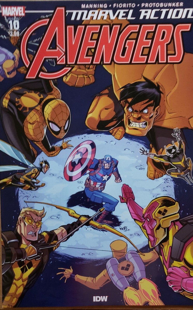 Marvel Action Avengers 10 First Appearance Of Yellow Hulk | eBay