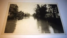 Antique Disaster Koblenz, German Flood! Near Rhine! Real Photo Postcard! RPPC!