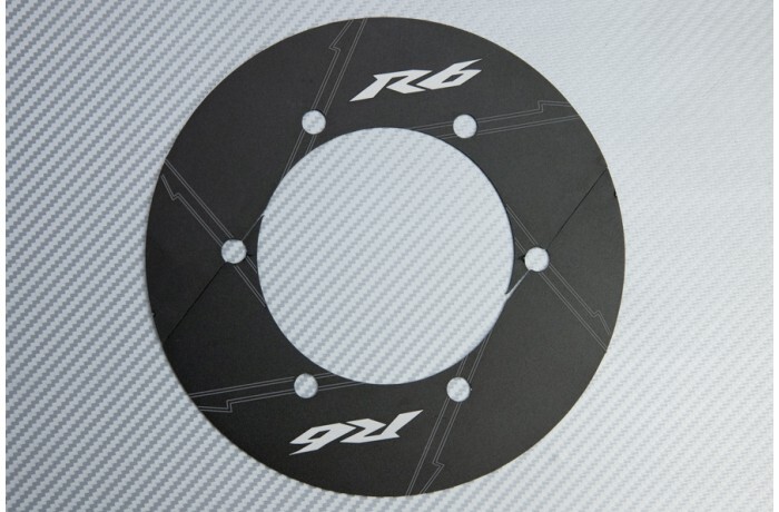 Riemenabdeckung noir YAMAHA YZF R6 RJ27 protection alu 2017-2024