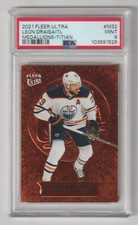 2021-22 Fleer Ultra Medallions Leon Draisaitl Titian 05/75 PSA 9 Mint
