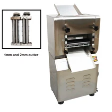 110V 9.4in Dough Roller Machine Electric Pasta Noodles Maker with 1mm&2mm Cutter
