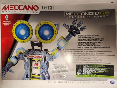 Meccano Mechanoid G15 Personal Interactive Robot Original Manual
