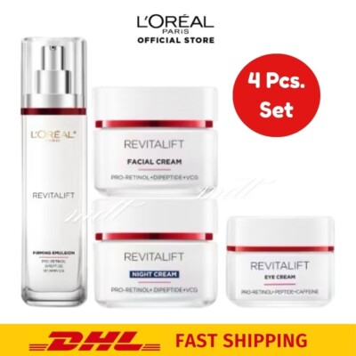4x L'Oréal Paris Revitalift Clinical Grade Anti-Aging Firming Cream Premium Set