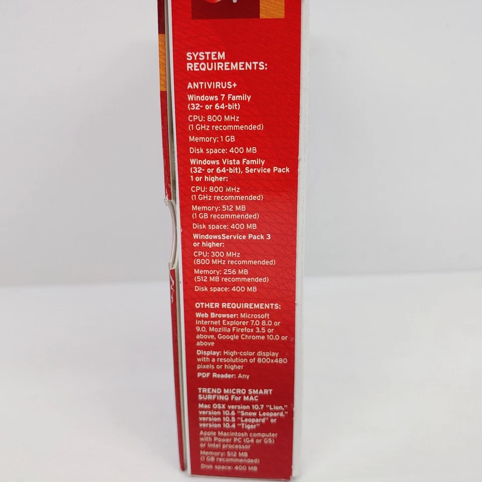 Trend Micro Titanium Antivirus+ 2012 Software Program New 1 PC/1 Year - Image 4 of 4