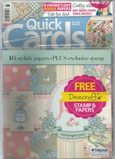 QUICK CARDS MADE EASY, ISSUE 165 MAY 2017 W/ 2 FREE GIFTS