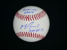 MARK GRACE SIGNED OFFICIAL OMLB BASEBALL W/ 