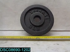 QTY=4: Yes4All 3LB Barbell Standard 1" Grip Weight Plate