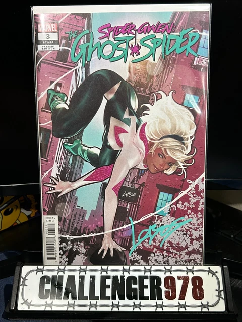 SPIDER-GWEN Ghost Spider #3 LOBOS SIGNED w/ COA