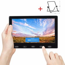 7" Portable Monitor LCD Screen Built-in AV VGA HDMI Speaker AV with Bracket