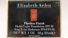 ELIZABETH ARDEN FLAWLESS FINISH HYDRO LIGHT FOUNDATION - SPF 10 - 28 FAWN - NIB