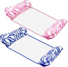 Inflatable Pool Float Water Hammock - 2Pack Multi-Purpose Swimming Pool Float