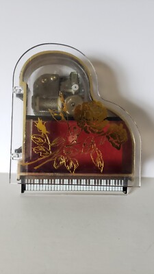 Vintage Sankyo Laurel Grand Piano Music Jewelry Box I Did It My