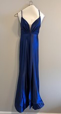 Royal Blue Morell Maxie Prom Dress / Evening Gown Size 0