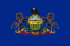 PENNSYLVANIA U.S. STATE FLAG FRIDGE MAGNET