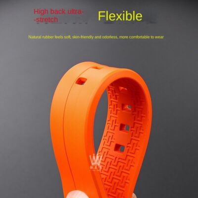 20mm Rubber Watchband For Hamilton Adventure H24585331 24551331