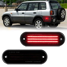 For 1996-2000 Toyota Rav4 Rear Fender Side Marker Red Corner Parking Signal Lamp