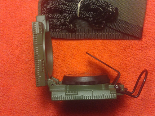 Cammenga Model 3H Tritium Lensatic Compass US Military ODG NOV 2019 NEW w Pouch - Picture 10 of 18