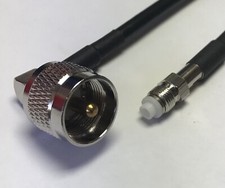 UHF Male Angle PL-259 239 to FME Female RG58 Coax Pick Length USA Fast Ship