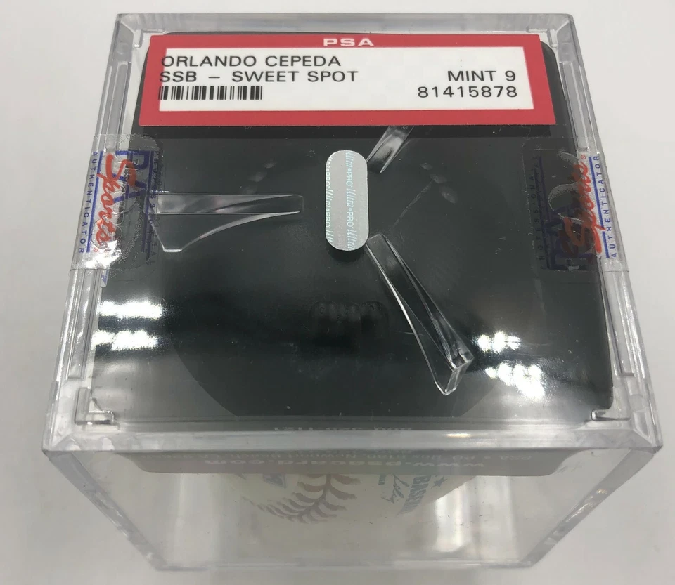 Orlando Cepeda Signed Baseball Autograph Signature PSA DNA Mint 9 Certified - Image 2 of 3