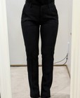 NWT H&M Black Slim Fit Tapered Suit Pants w/ Pockets & Zip 4 — photo 2