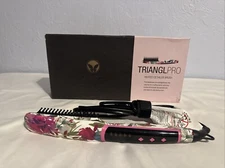 Calista TrianglPRO Triangl Pro Heated Hair Detailer Brush Tulip  New Open Box