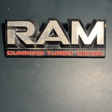 89-90 Dodge Ram Cummins Emblem Badge Logo Nameplate Please Read