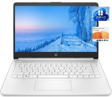 HP 14'' HD Laptop, AMD 2-Core CPU, 16GB RAM, 184GB 64 120SSD , Win 11, MS 365