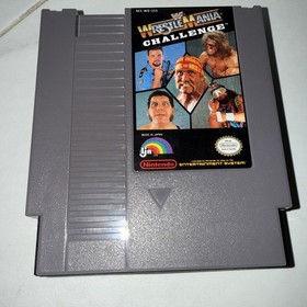 WWF WrestleMania Challenge Nintendo NES 1990 Tested Authentic w/ Case