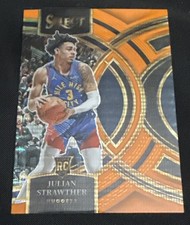 Julian Strawther 2023 Panini Select Orange Pulsar Prizm FOTL RC 3/15 JERSEY #