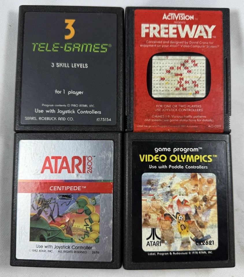 Atari 2600 Game Cartridge Lot (12) - Freeway, Defender, Centipede, Amidar - Image 2 of 4