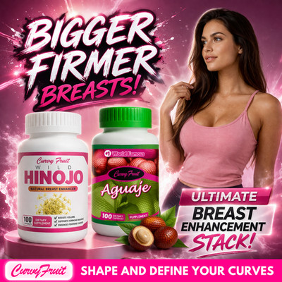 Fuller & Firmer Breasts   Aguaje Curvy Fruit + Wild Hinojo Pills   100% Natural