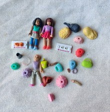 American Girl Mini Dolls Mega Bloks 2 Figures Plus Rubber Accessories