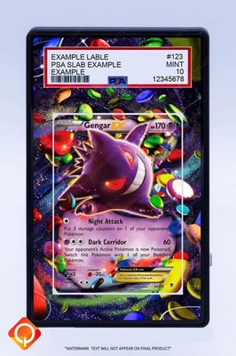 Gengar EX 34/119 Phantom Forces Pokemon Extended  Artwork For PSA CGC BGS or TAG