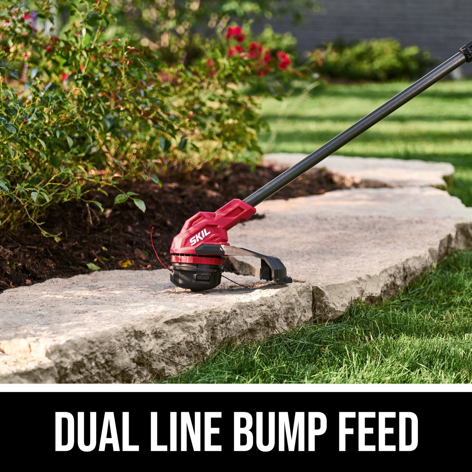 20V 13'' Brushless String Trimmer 2-Speed Settings w/4.0Ah Battery and Charger