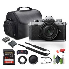 Nikon Z fc Mirrorless Digital Camera New With NIKKOR Z 28mm f/2.8 Black Bundle