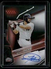 2026 Topps Chrome Black #CBA-JD Jasson Domínguez Autographs Orange #/25
